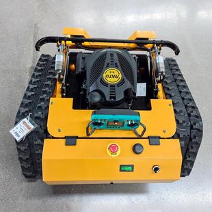 履带自走式 汽油碎草机 遥控割草机花园草坪泳池球场景区除草机