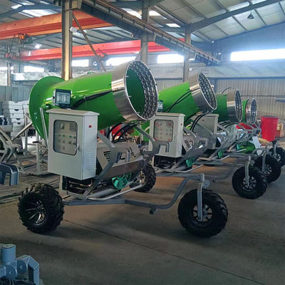 遥控大型人工造雪机自行