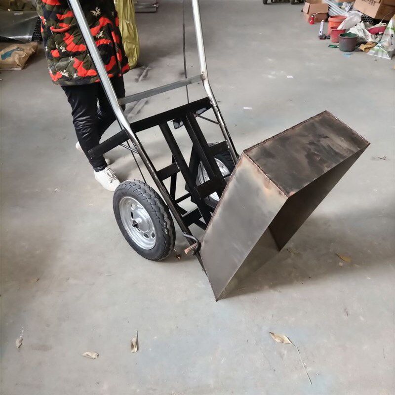 刹车翻斗车独轮车独轮手推车运沙车轮小推车推货车农用单轮
