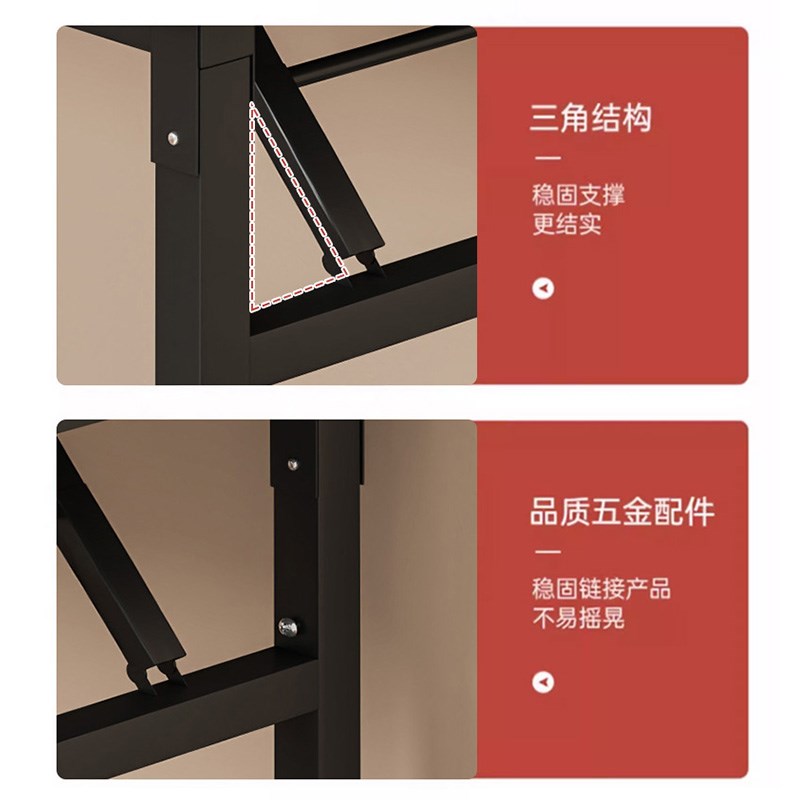 可折叠电脑桌台式家用卧室出租屋简易桌子书桌简约现代学生学习桌