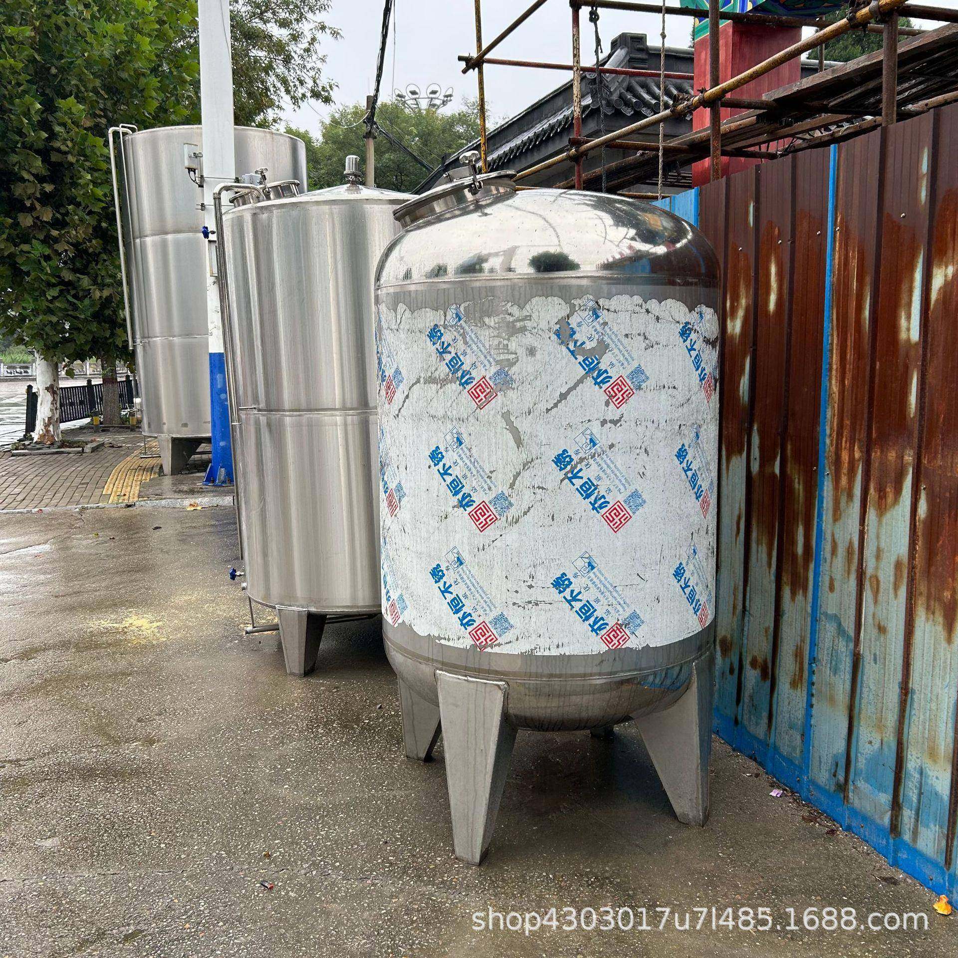 1000升不锈钢储水罐304食品级饮料储蓄罐牛奶饮品储存罐