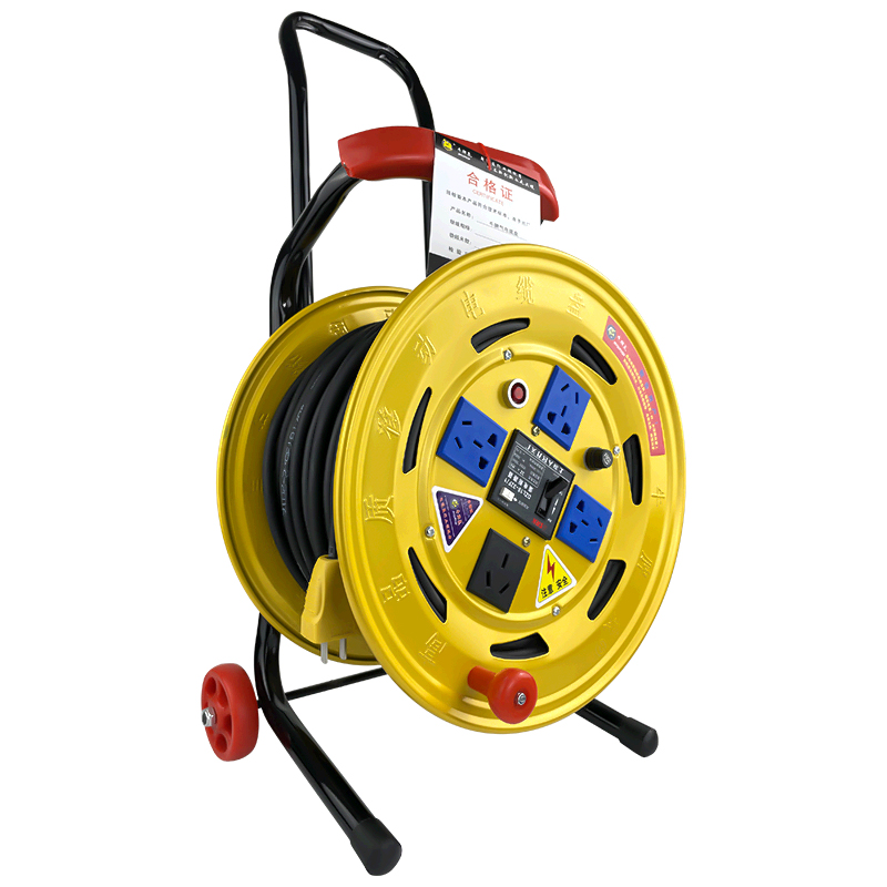 牛脾气电缆绕线接线电线缠线卷线收线拖线线盘带线滚子盘轮
