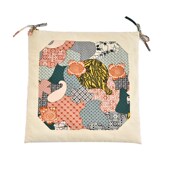 阳春小镇坐垫座垫餐椅家用实木红木四季 通用冬季 加厚方形防滑