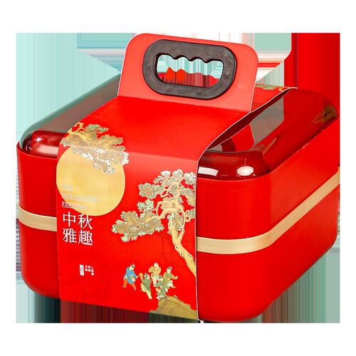 中秋礼盒空盒水晶盒粒粒酒店商务通用