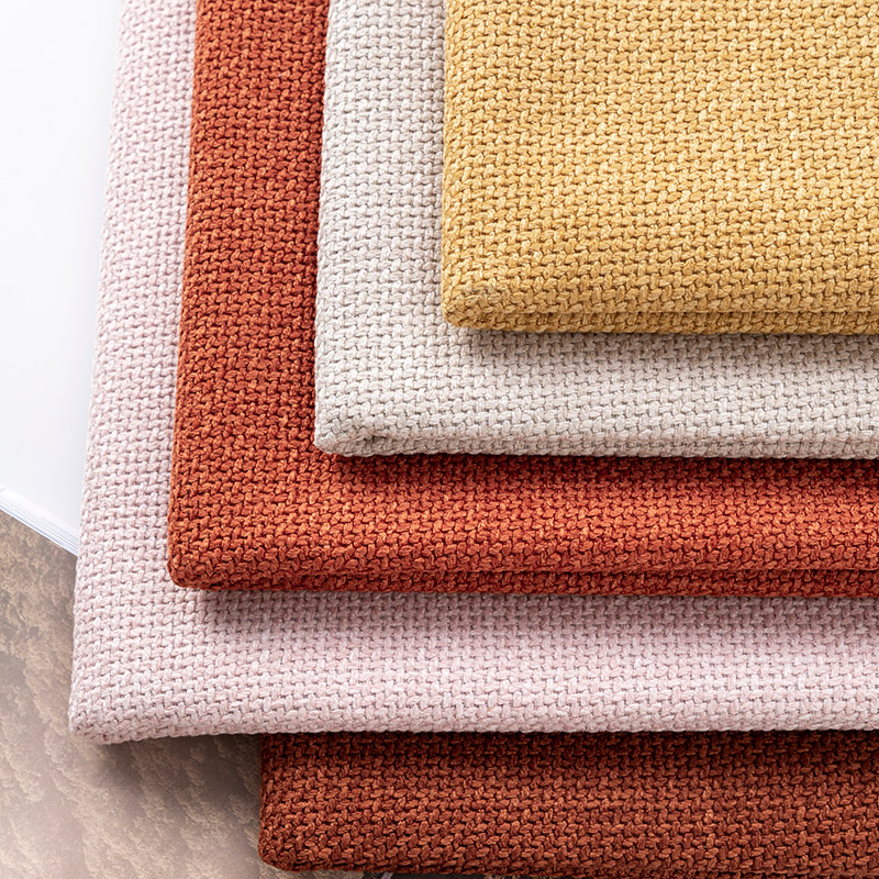 加厚粗麻坐垫沙发布料面料麻布沙发罩软硬包高档纯色抱枕自己做