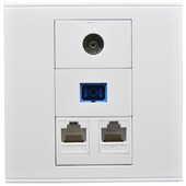 个免打线电脑口墙壁 光纤 型多媒体 电视天线