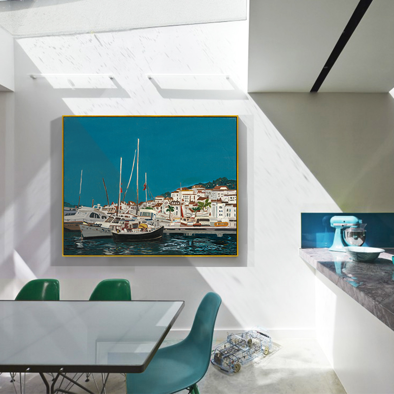 创意艺术风景画欧式玄关大气挂画现代客厅沙发背景墙装饰画