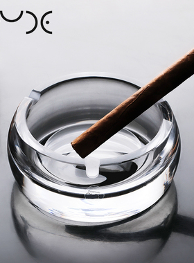 土耳其Nud手工水晶玻璃烟灰缸创意大号样品房装饰烟灰缸