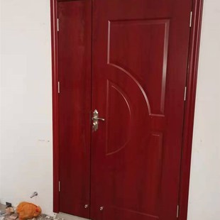 室内卧室门免漆木门环保生态木门强化复合实木门办公室子母门