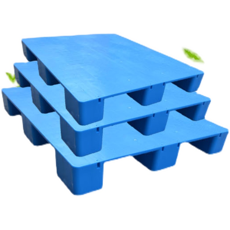 塑料托盘叉车防潮垫板卡板地台地堆仓库地垫物流货架栈板平板九脚