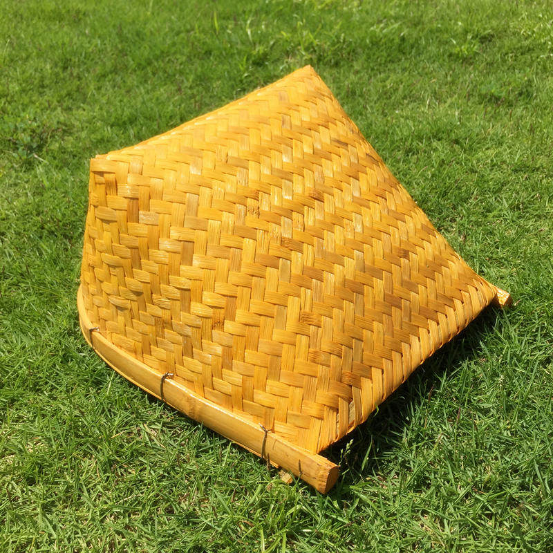 手工编织竹谷斗 竹畚斗 铲茶装茶竹斗 谷擦 竹制品 竹编 竹畚箕