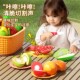 儿童水果切切乐仿真蔬菜小孩剥皮啃咬果蔬榴莲女孩过家家