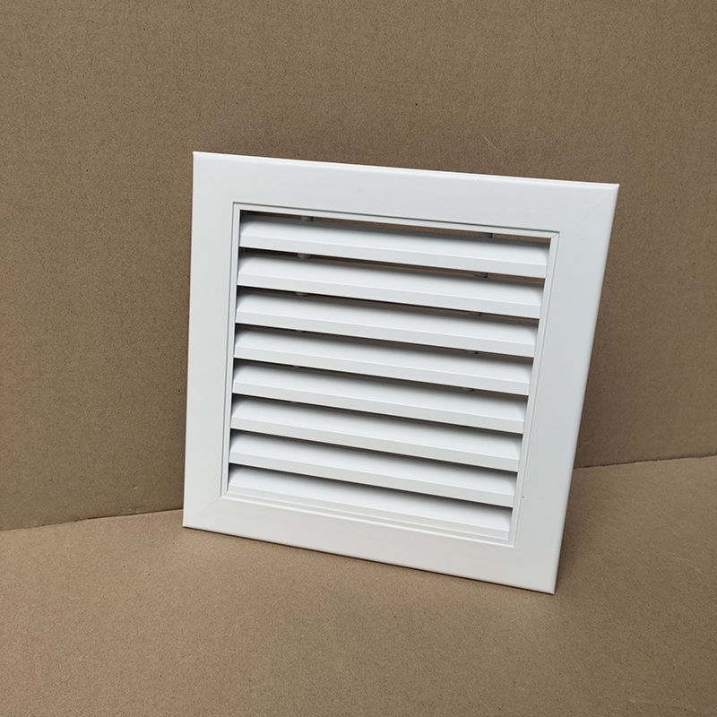 厂家定定制铝合金出风口家用方形大小百叶窗地暖罩防雨百叶窗回风