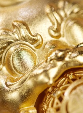 朱炳仁铜 抱富貔貅铜挂件花丝工艺品手把件招财装饰节日送礼