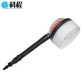 压洗车毛刷车用洗车刷子 通水刷圆毛刷车刷洗车器洗