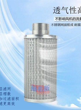 高压风机304MF全不锈钢过滤器旋涡气泵油压201空气滤芯粉尘100目