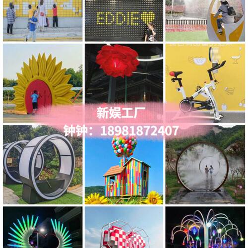打卡拍照互动益智户外景区引流项目暖场活动道具无动力游乐设备