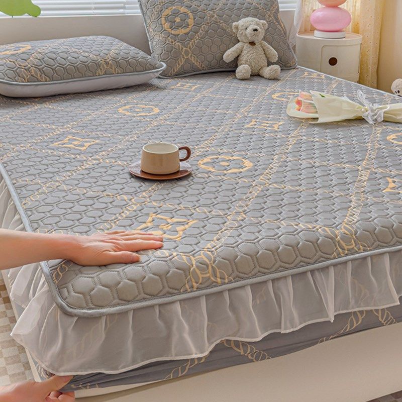 泰国乳胶凉席三件套床笠款夏季冰丝席1.8m床垫空调席软席子可机洗,床上用品,乳胶席,淘宝优惠券,粉丝福利购,淘宝优惠卷