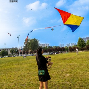 风筝太行山544软伞布微风易飞大型高档大人专用