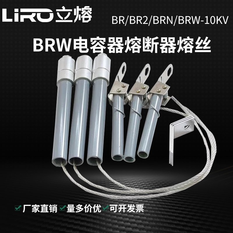高压并联电容器30A40A50A70A80A保险丝熔断器BR2 BRN BRW1012KV