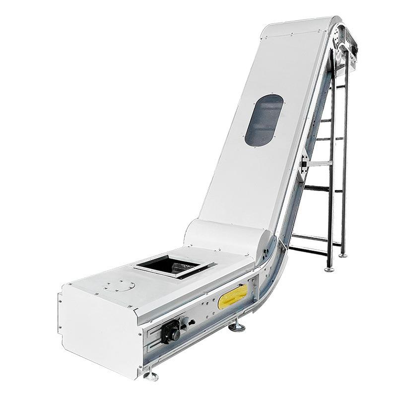 大倾角防尘罩上料机工业污泥煤炭颗粒烘干皮带输送机输送带传送带