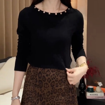 气质轻奢高级感复古宽松大码上衣