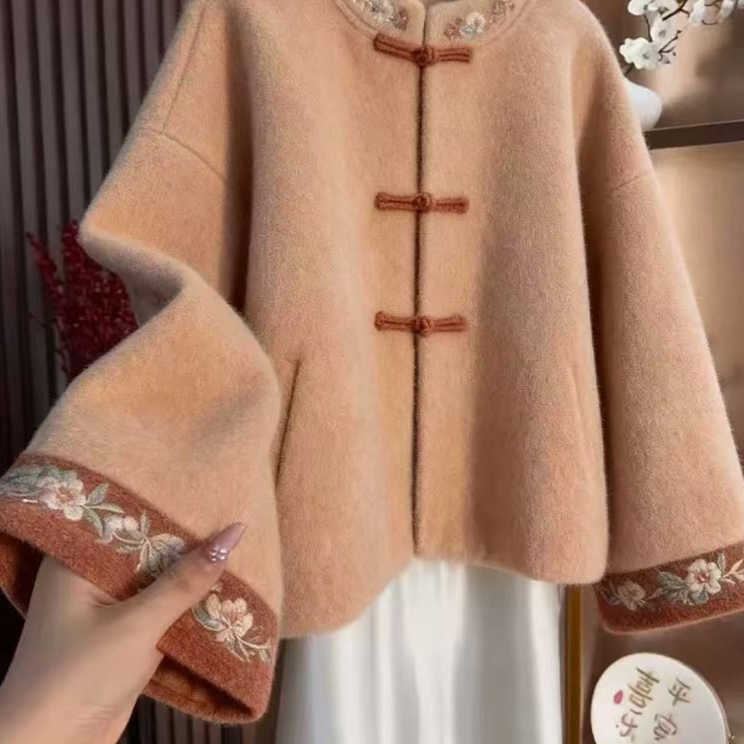 温柔宽松软糯毛衣外套女2025秋冬