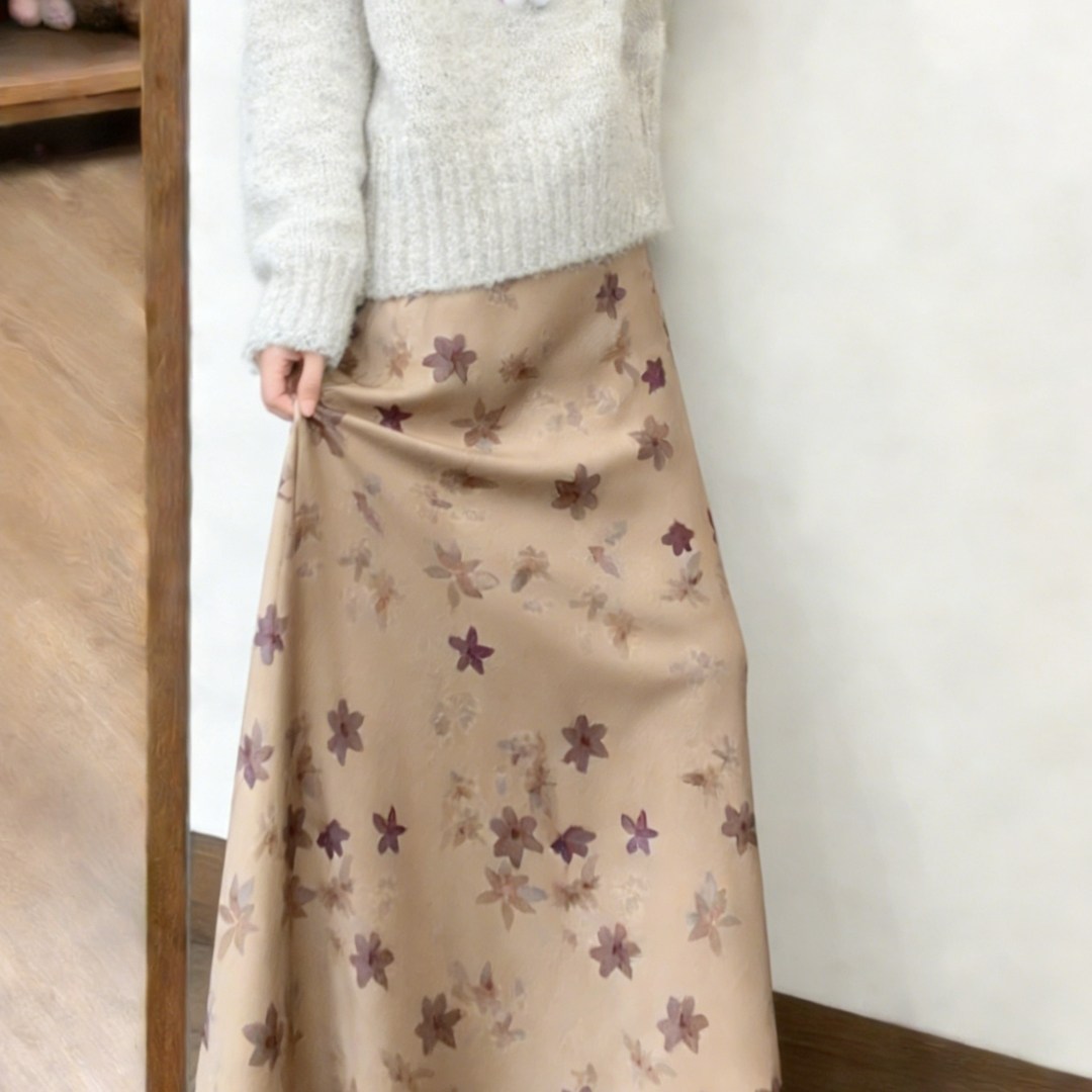 新中发独特漂亮高腰碎花鱼尾半身裙女早春新款气质女士显瘦包臀裙,女装/女士精品,大码半身裙,淘宝优惠券,粉丝福利购,淘宝优惠卷