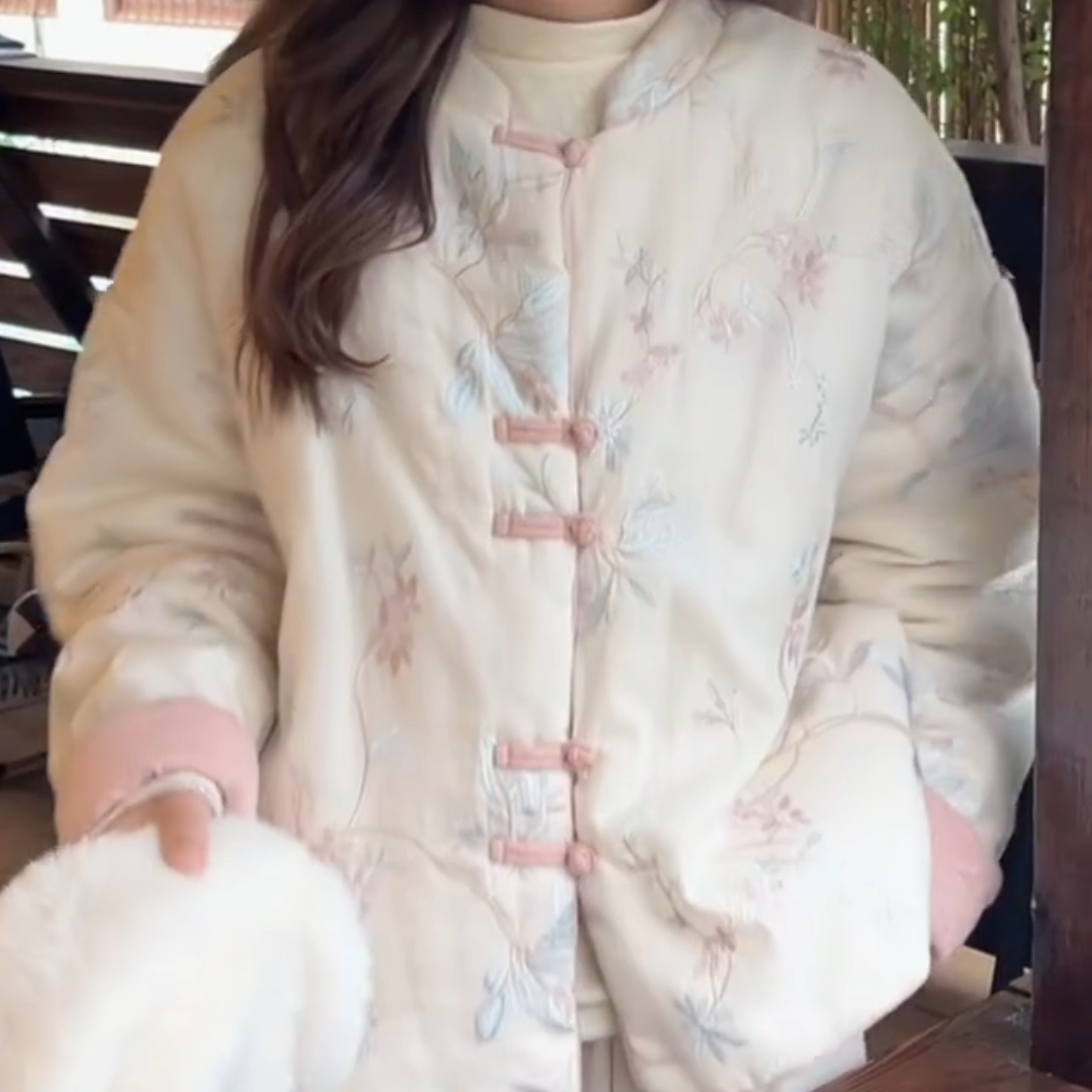 2025冬季新款流行气质棉服外套女