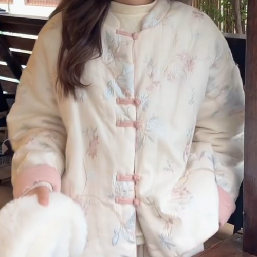 2025冬季新款流行气质棉服外套女