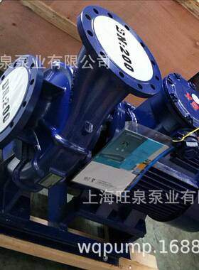 上海ISWYD200-315B低转速防爆卧式离心泵、防爆管道增压泵