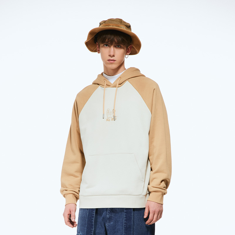 Fun潮牌连帽套头卫衣2025年秋季新款加菲猫联名休闲男士帽衫