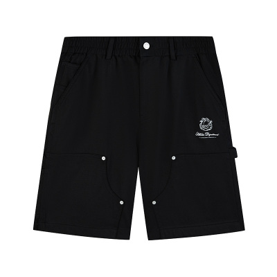 Fun潮牌休闲短裤男款2025年夏季加菲猫联名印花宽松百搭五分裤