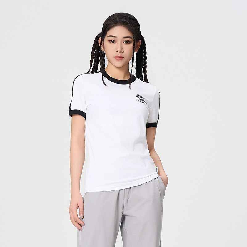 Fun潮牌短袖T恤女2025年夏季新款史努比联名简约百搭休闲圆领上衣