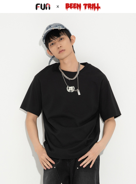 Fun短袖T恤男2025年夏季新款BeenTrill系列圆领宽松休闲上衣