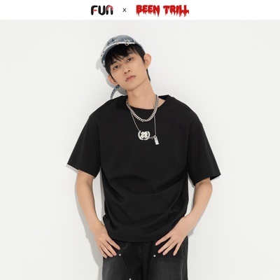 Fun短袖T恤男2025年夏季新款BeenTrill系列圆领宽松休闲上衣