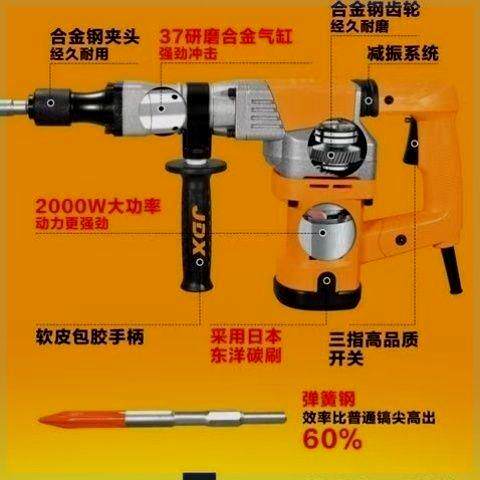 金大象0845/0865电镐拆墙开槽专业电搞工业级非电锤单用混凝土