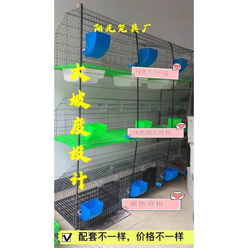 兔笼养殖笼免清粪兔子笼子9位母兔笼12位子母笼热镀锌特大号兔笼