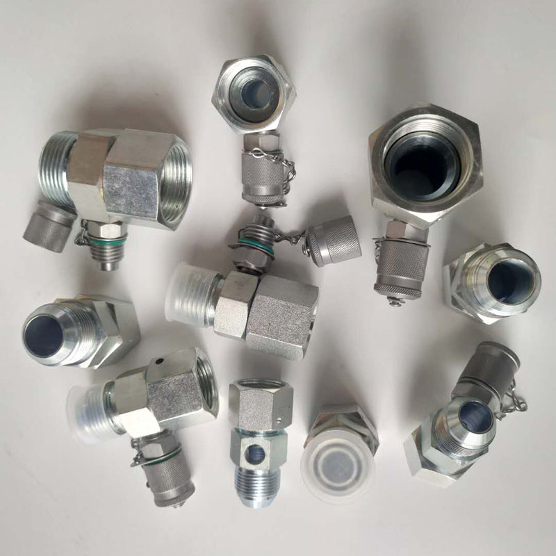 中联徐工三一旋挖钻机吊车泵车 液压油管卡套接口H型测压三通接头