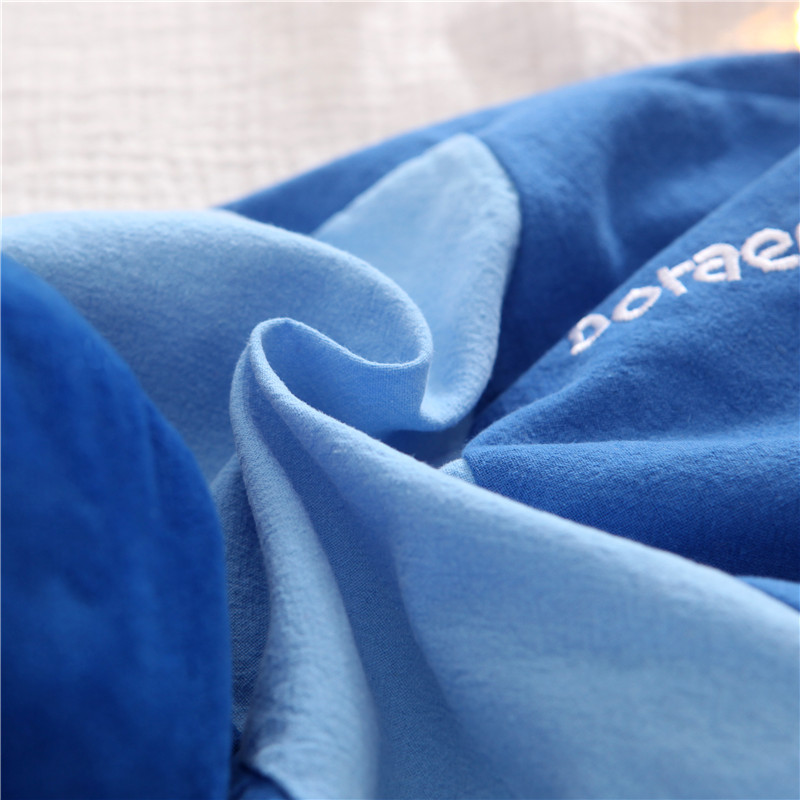 儿童枕头宝宝加长荞麦枕芯小孩纯棉卡通枕套幼儿园玩具抱枕午睡枕