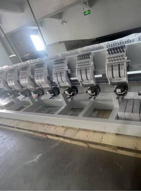 12头电脑绣花机12针成衣帽子个性化多头刺绣机高速12头电脑绣花