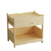 网红中型四季 通用猫窝狗床狗窝实木可拆洗木质宠物床猫咪床床头柜