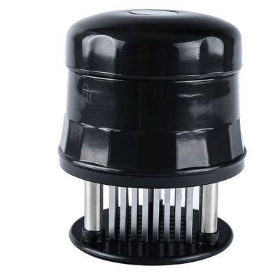 不锈钢松肉器嫩肉针56针圆形牛排针嫩肉机断筋刀敲肉锤厨房小工具