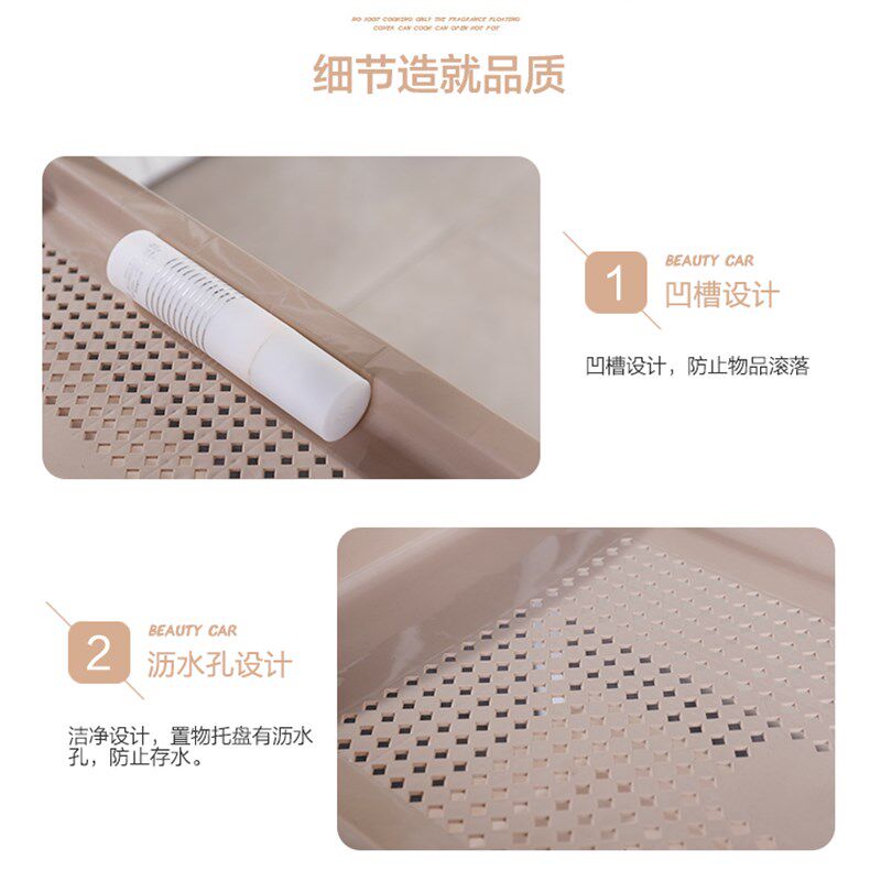 包邮美容车美发推车三层工具车小推车手推车美容架子化妆置物架柜