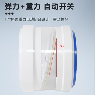 T型160mm三通双止逆阀厨房油烟机排烟160PVC/150/160/170/180软管