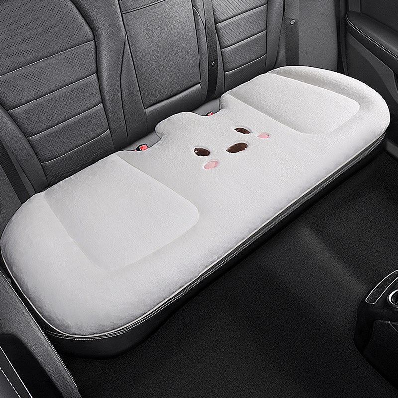 汽车坐垫冬季毛绒小车座垫单片后排新款座套座椅套冬款女士车内