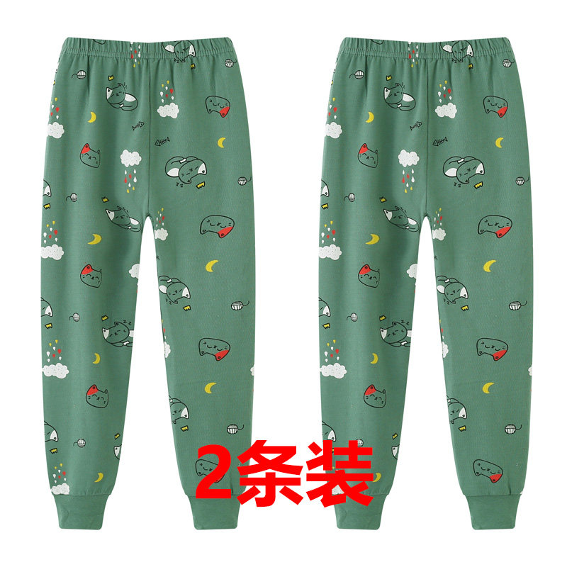 儿童卫生裤纯棉单条男童女童卫生裤保暖裤宝宝打底裤内穿全棉毛裤