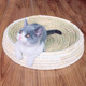 猫抓板猫窝编织耐磨玩具猫咪用品猫碗磨爪器猫抓盆猫爪板圆形抓垫