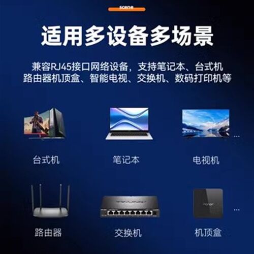 网线千兆家用超六6类路由器高速电脑宽带连接线成品网络线对接头