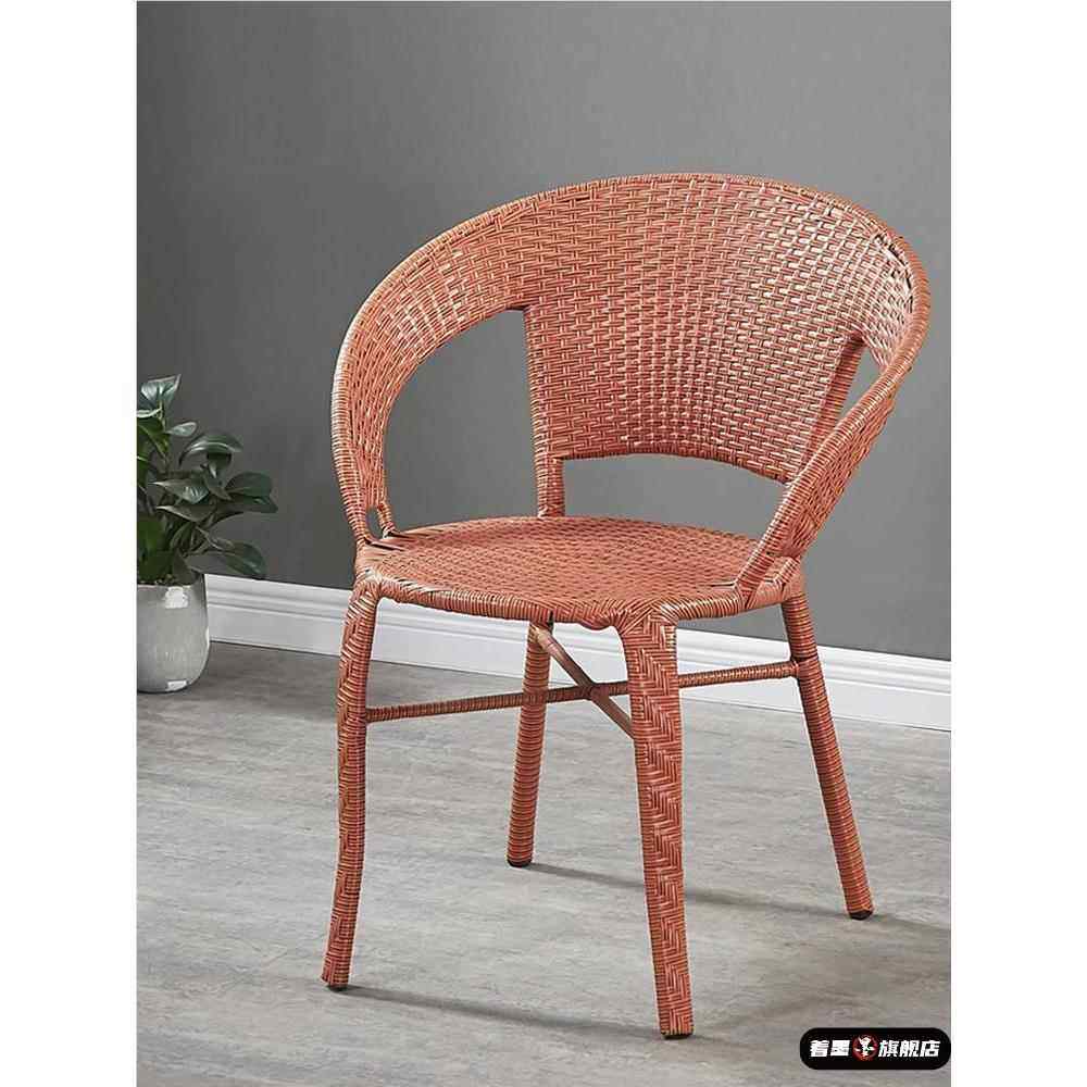 阳台藤椅单人靠背椅家用老人庭院户外桌椅组合编织休闲腾椅三件套,住宅家具,阳台椅,淘宝优惠券,粉丝福利购,淘宝优惠卷